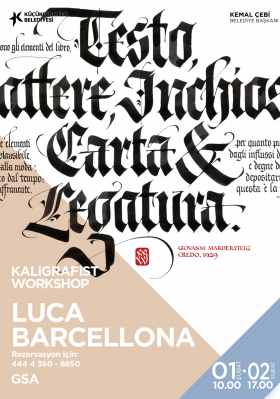 KALiGRAFiST WORKSHOP LUCA BARCELLONA