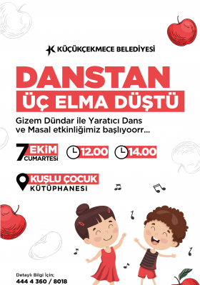 DANSTAN ÜÇ ELMA DÜŞMÜŞ